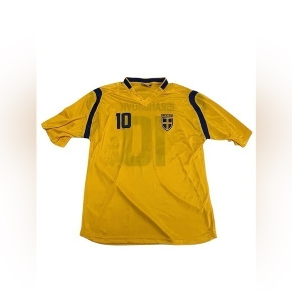 SWEDEN FOOTBALL SHIRT JERSEY SIZE XL #10 IBRAHIMOVIC